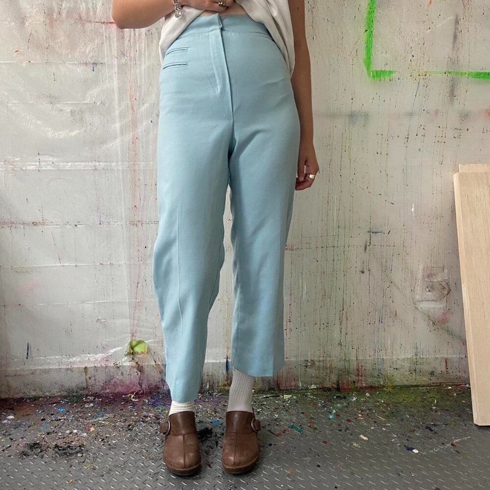 Powder Blue Vintage Trousers